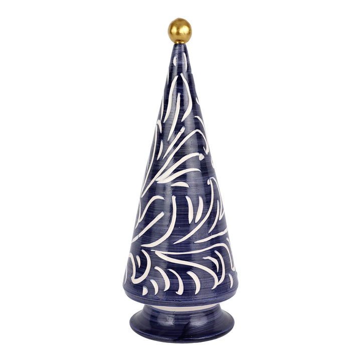 Foresta Blue Scroll Tree