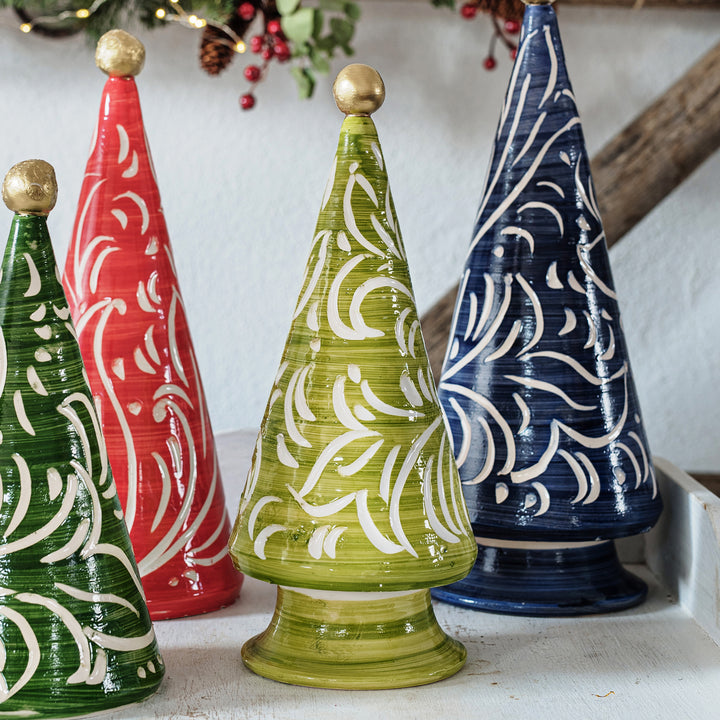 Foresta Lime Green Scroll Tree