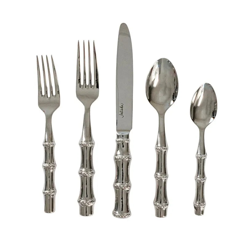 Bamboo 5 Piece Place Setting - Polished