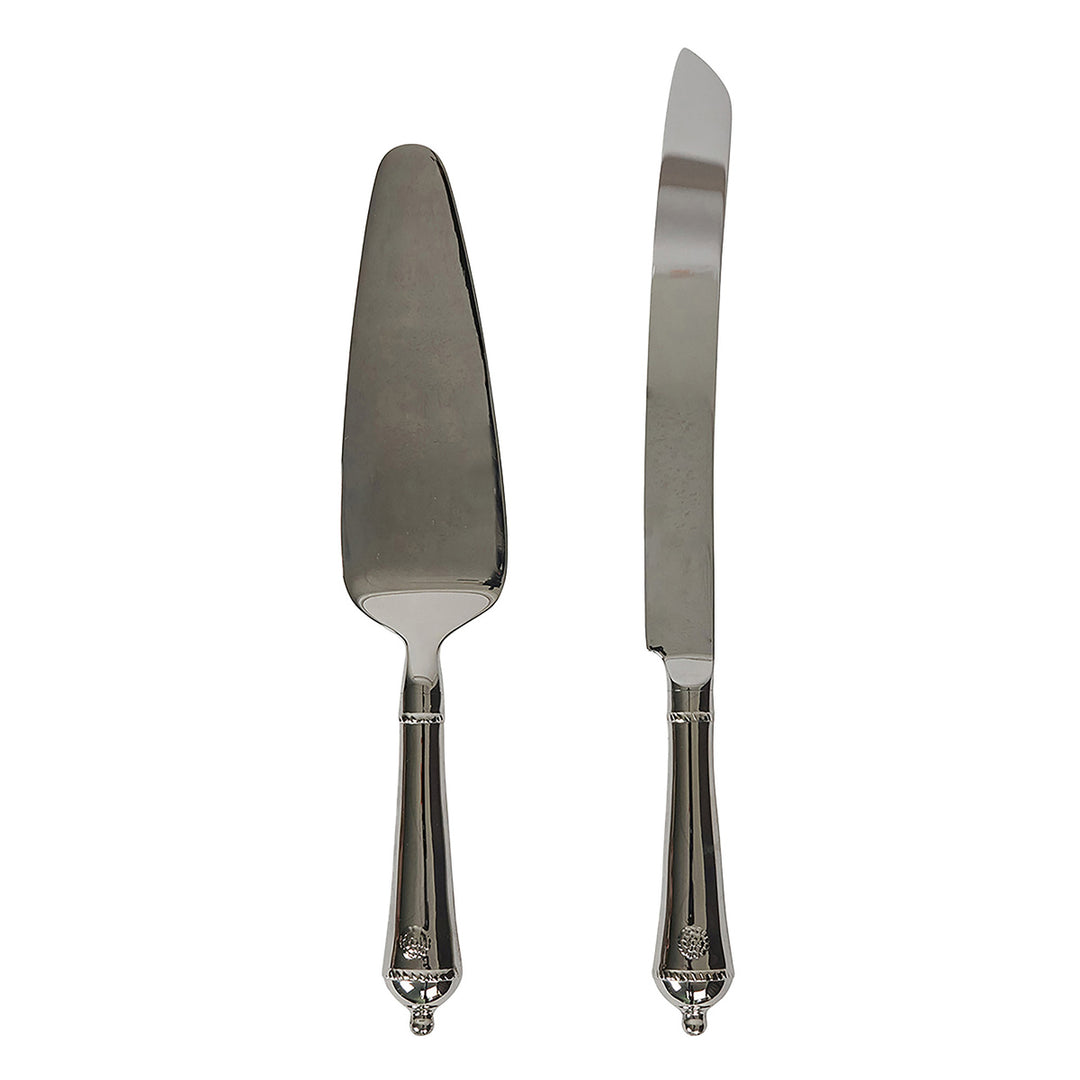 Berry & Thread Bright Satin Cake Knife & Server Set