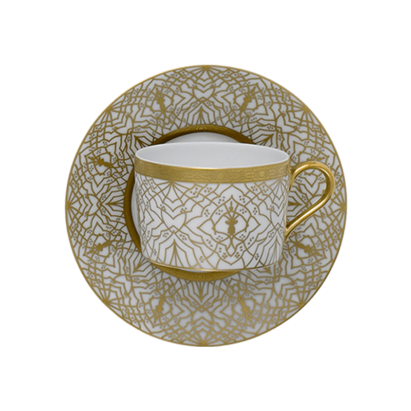 Farahnaz - White Tea Cup & Saucer