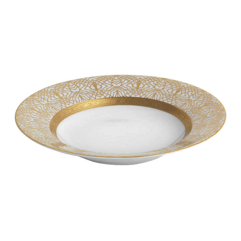 Farahnaz - White French Rim Soup Plate