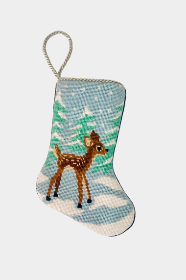 Festive Fawn Bauble Stockings