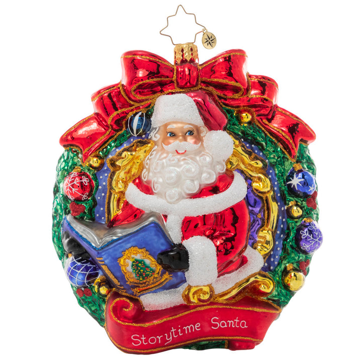 Santa's Story Time Ornament