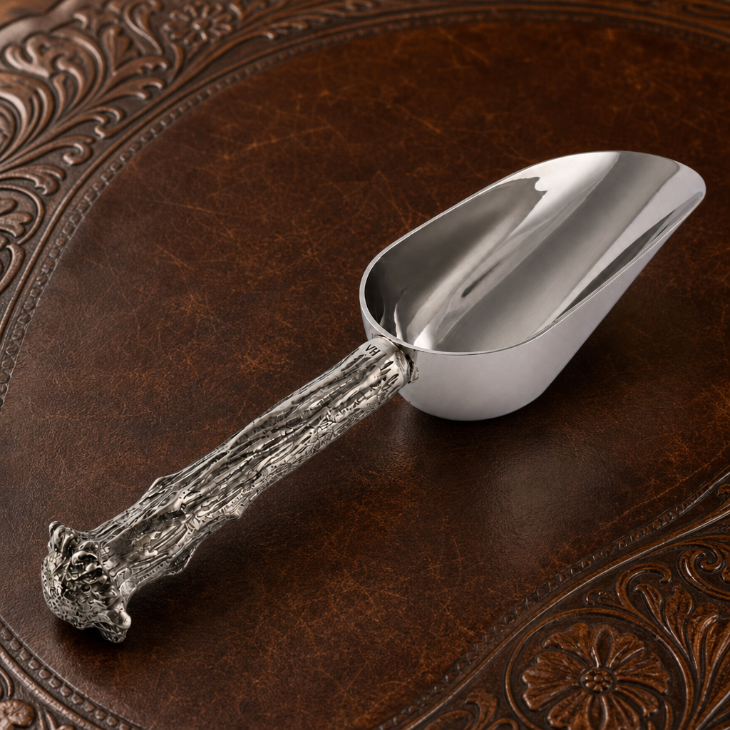 Pewter Antler Ice Scoop