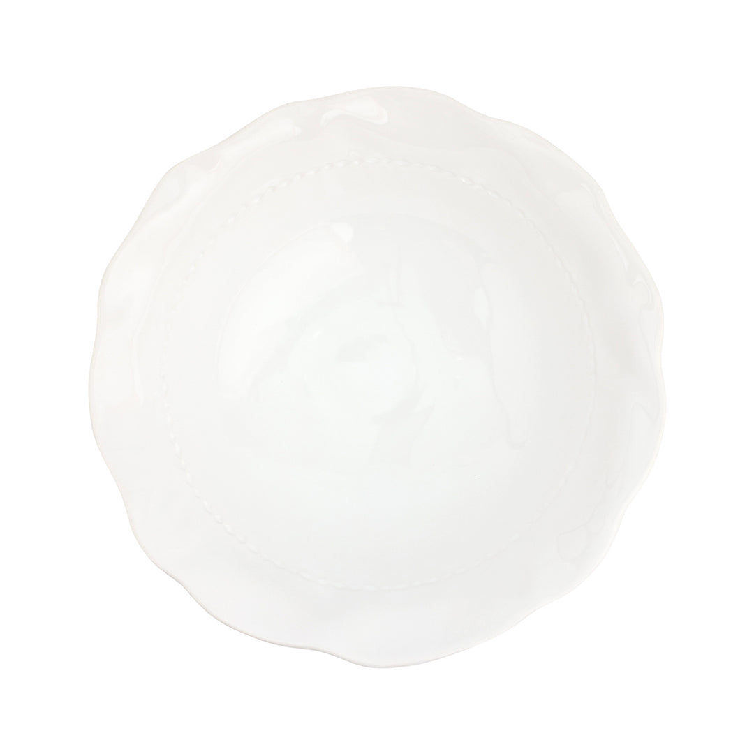 Giorno White Medium Serving Bowl