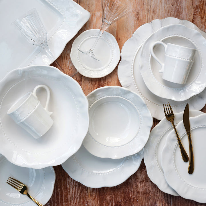 Giorno White Medium Serving Bowl