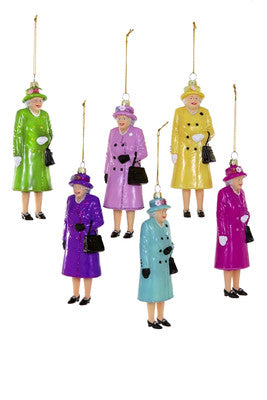Queen Elizabeth Ii 6 Asst Ornament