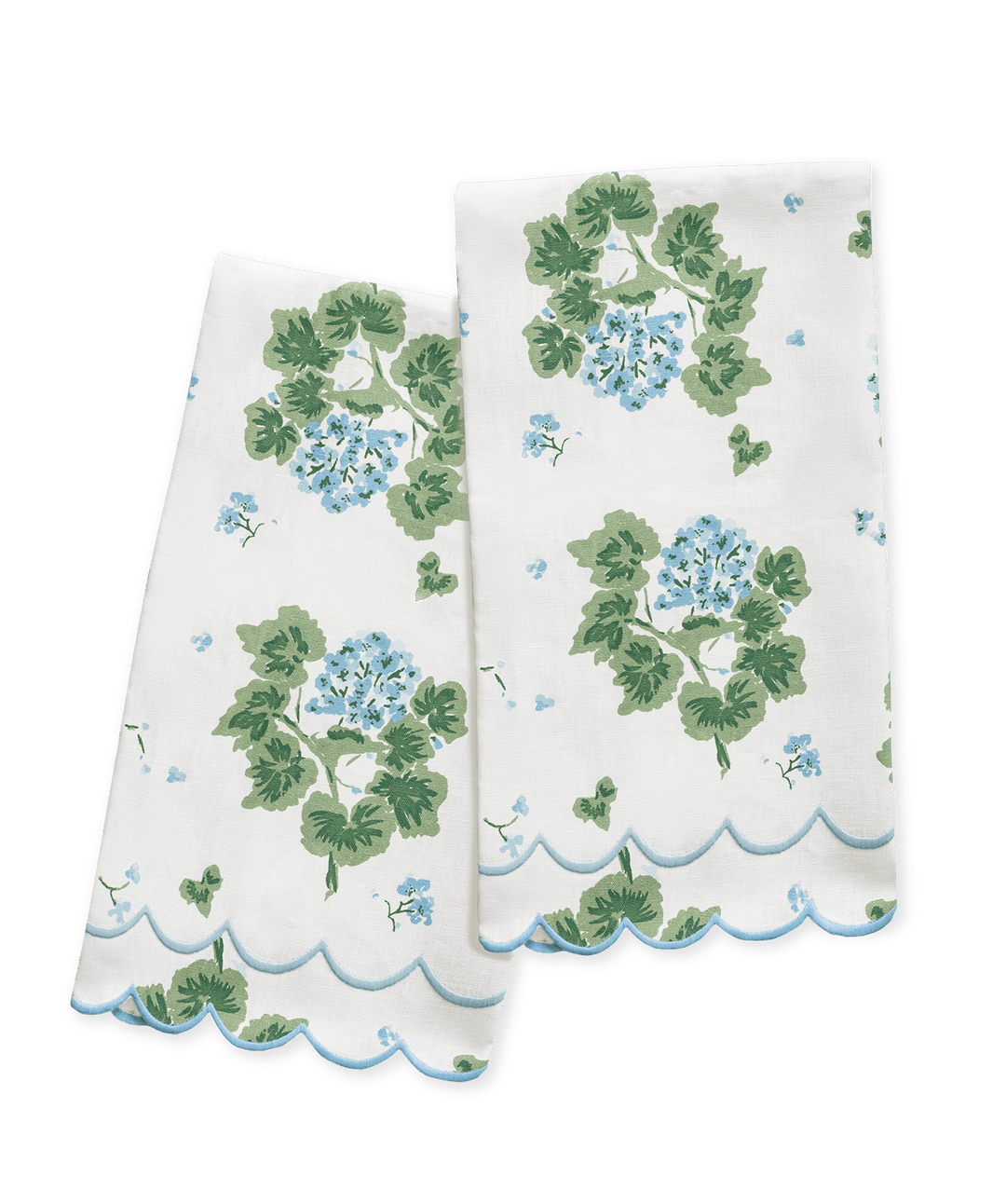 Geranium Linen Guest Towels (Set of 2) by Matouk