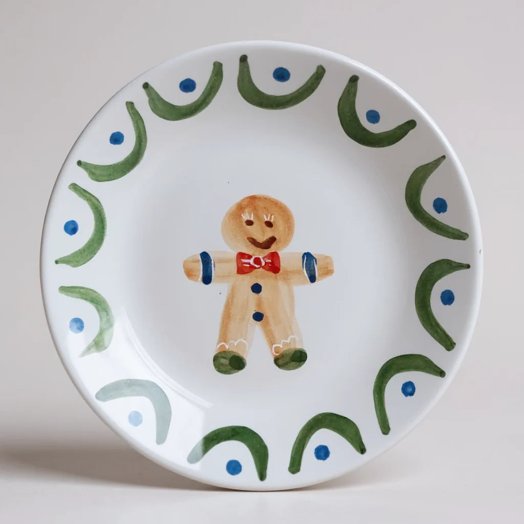 Gingerbread Salad/Dessert Plate