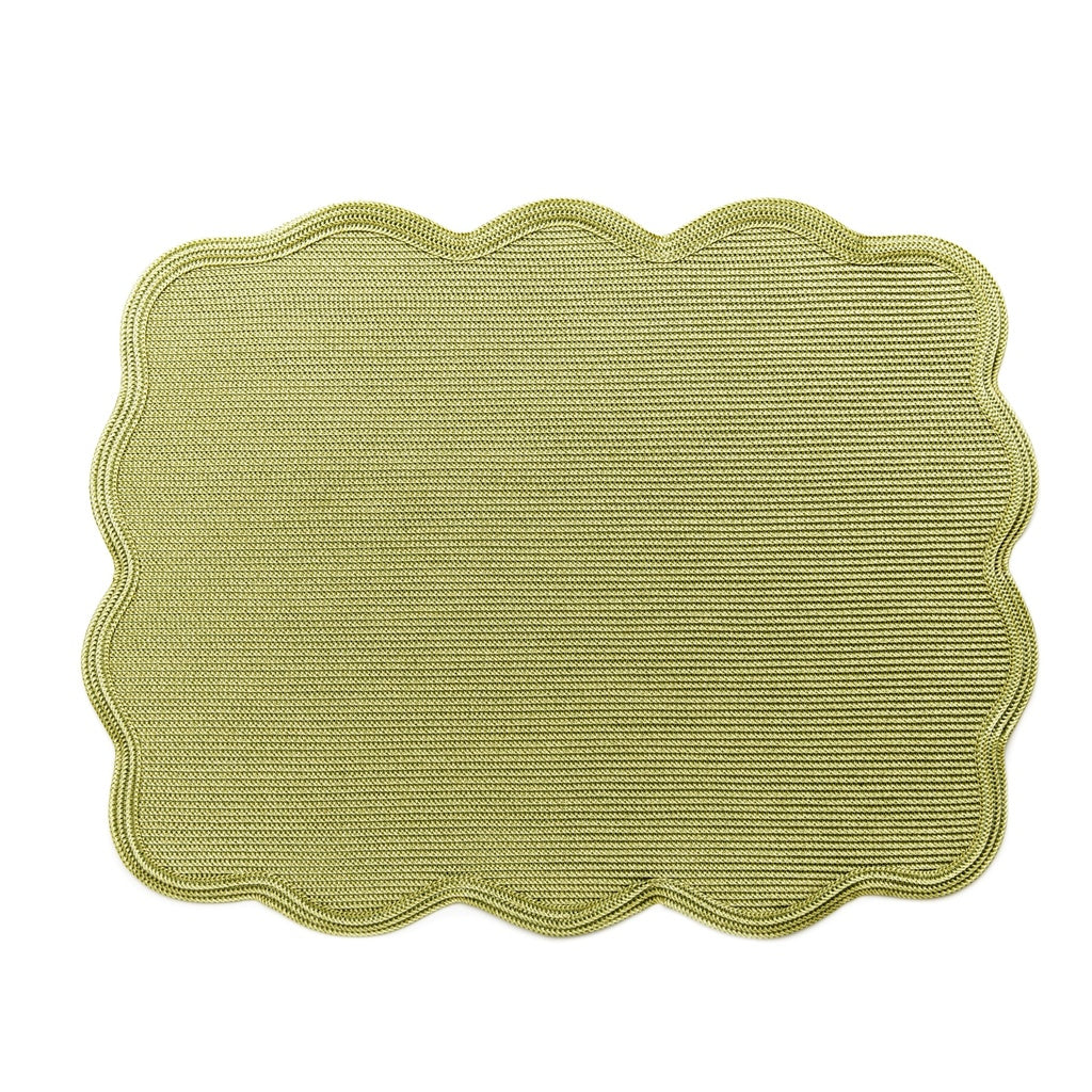 Gold 2-Tone Shaped Placemats (set of 4)