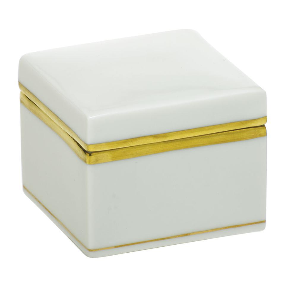 Golden Edge Square Box
