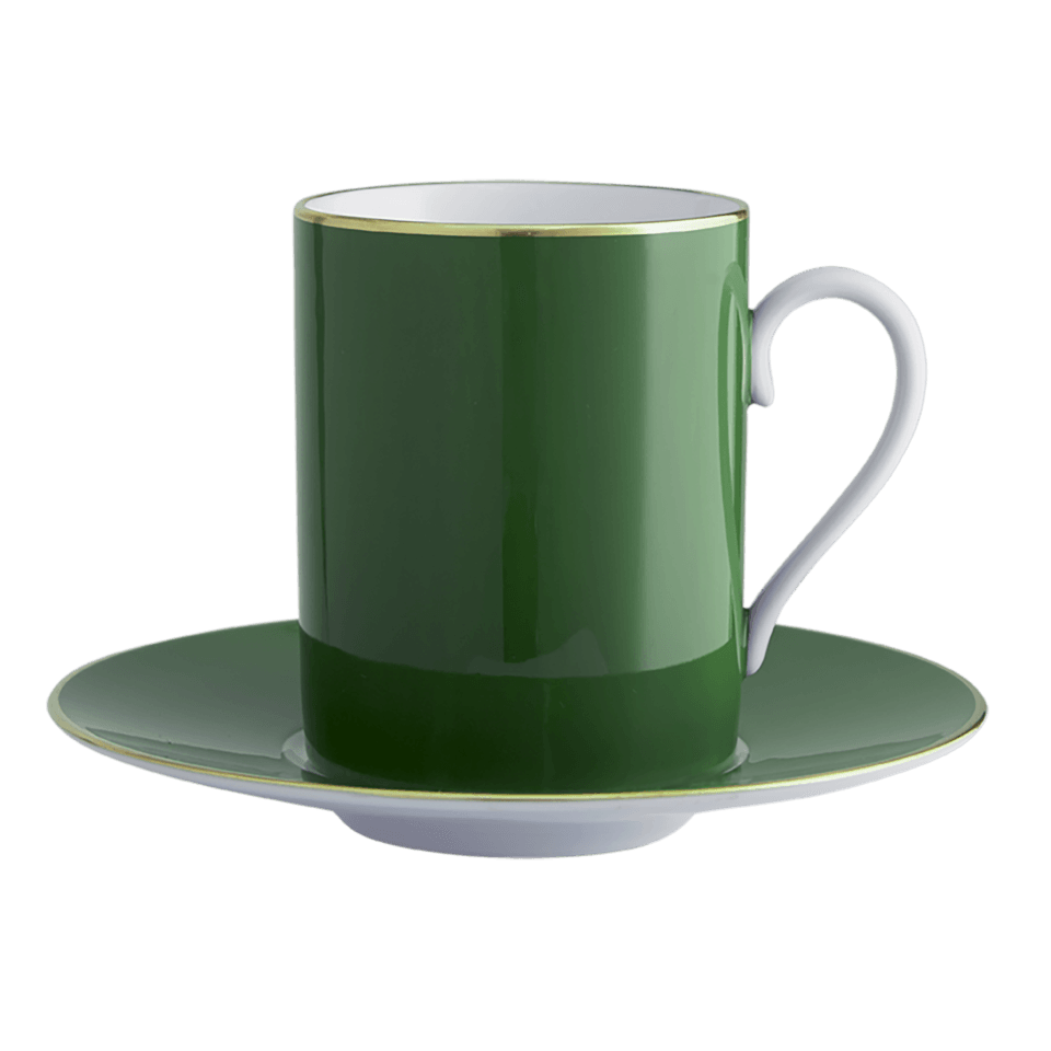 Lexington - Pine (Sapin) Tall Cup & Saucer