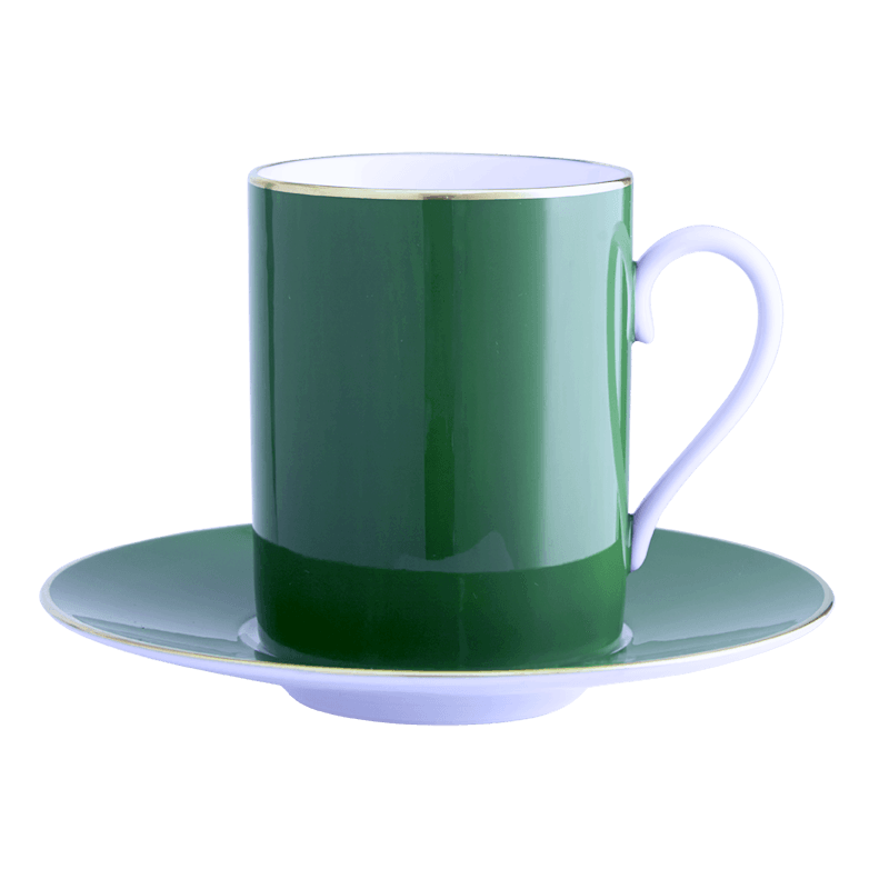 Lexington - Emerald (Emeraude) Tall Cup & Saucer
