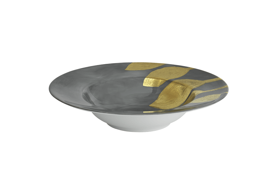 Daphne - Ardoise Rim Soup Plate