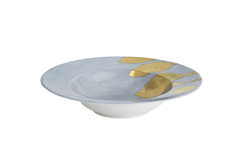 Daphne - Lavande Rim Soup Plate