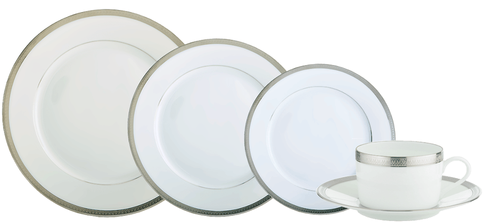 Malmaison - Platinum Five Piece Place Setting