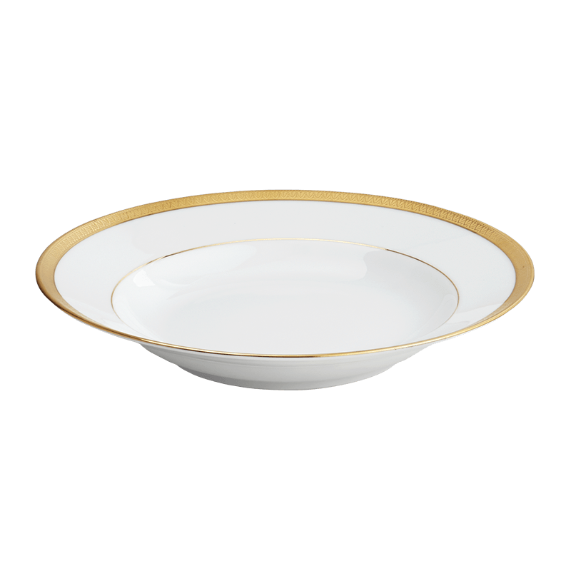 Malmaison - Gold French Rim Soup Plate