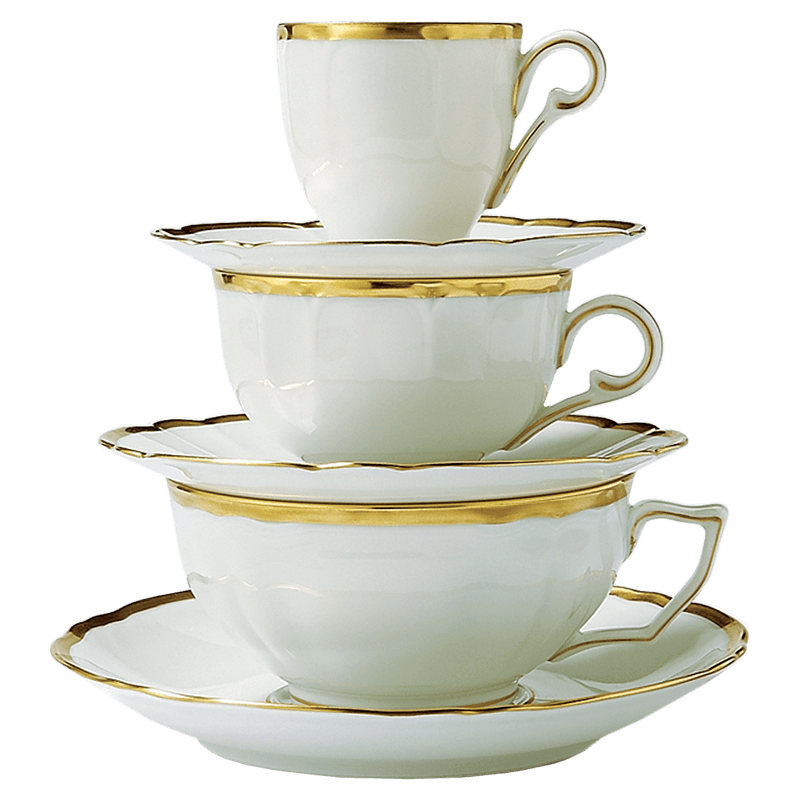Colette - Gold Demitasse Cup & Saucer