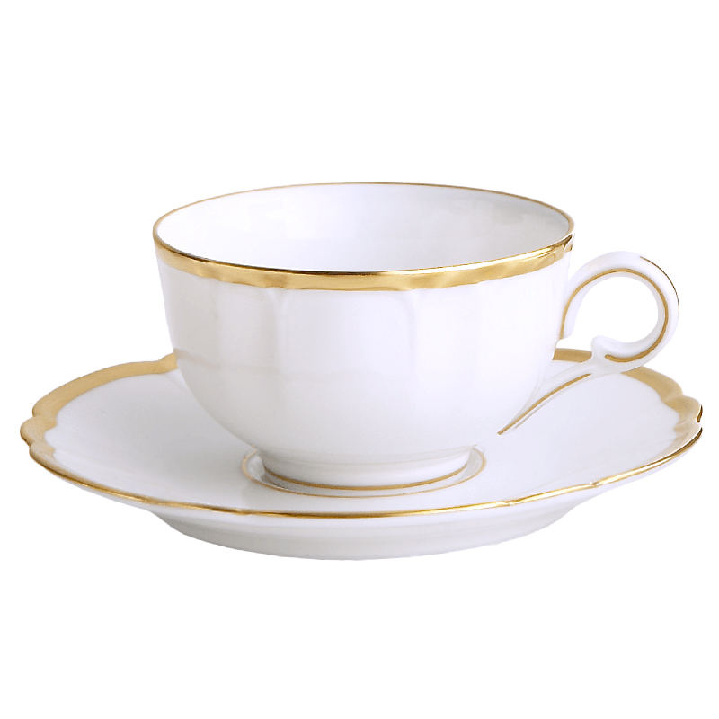 Colette - Gold Tea Cup & Saucer