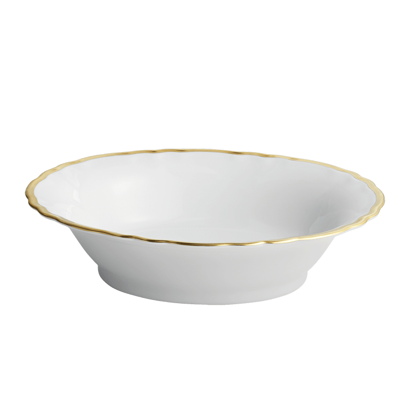 Colette - Gold Open Vegetable Bowl