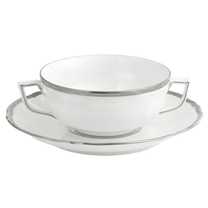 Colette - Platinum Cream Soup &Saucer