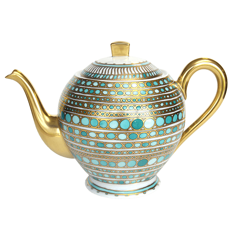 Syracuse - Turquoise Tea Pot