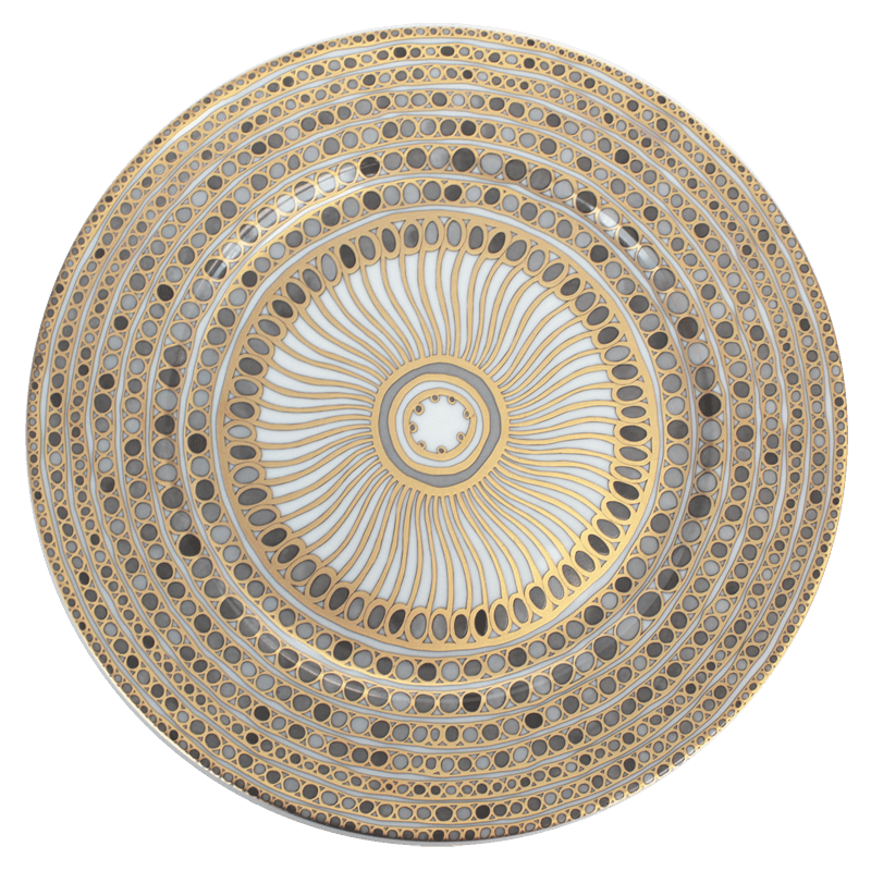 Syracuse - Taupe Presentation Plate