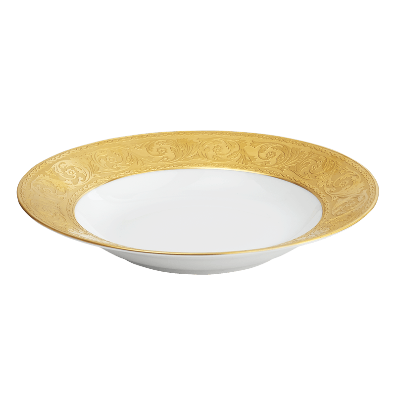 Versailles - Gold French Rim Soup Plate