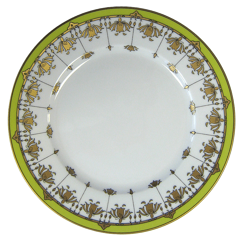 Coromandel - Green Dessert Plate