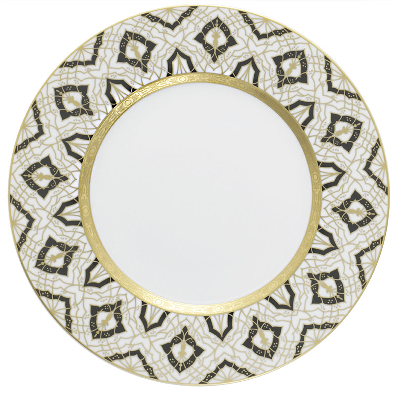 Farahnaz - Black Presentation Plate