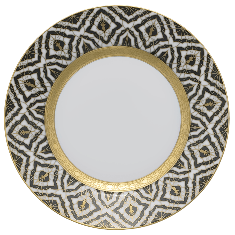 Farahnaz - Black Dessert Plate