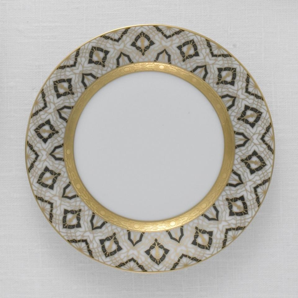 Farahnaz - Black Bread & Butter Plate