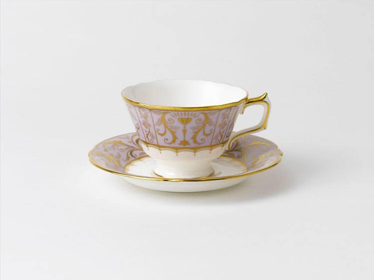 Darley Abbey Harlequin - Lavender Tea Cup