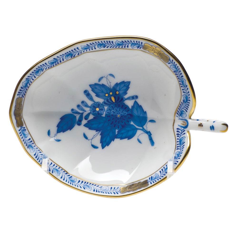 Chinese Bouquet Blue Leaf Tray