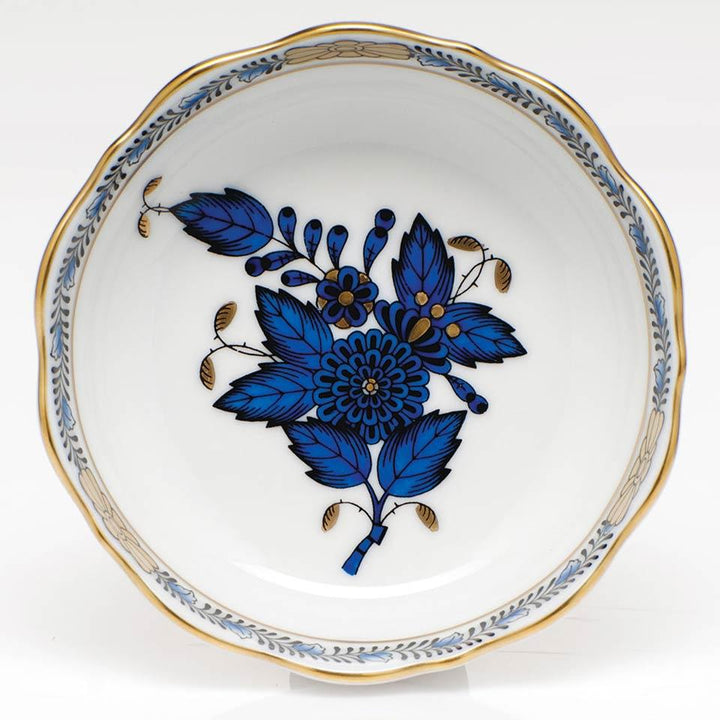 Chinese Bouquet Mini Scalloped Dish