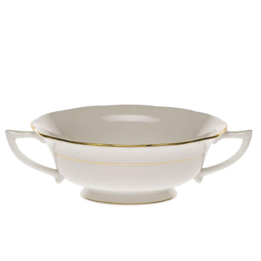 Golden Edge Cream Soup Cup