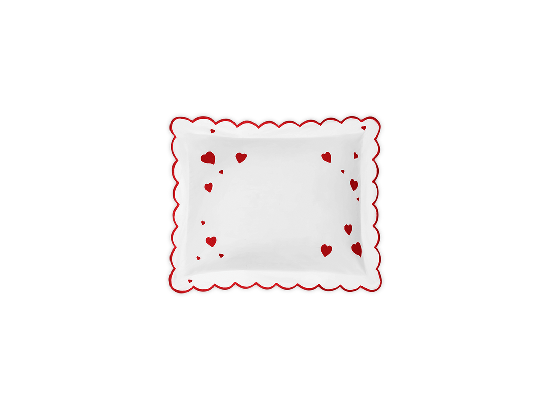 Hearts Mini Pillow Sham by Matouk