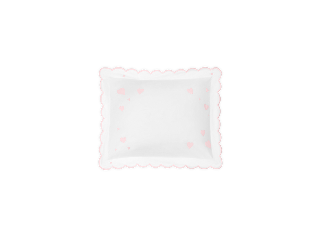 Hearts Mini Pillow Sham by Matouk