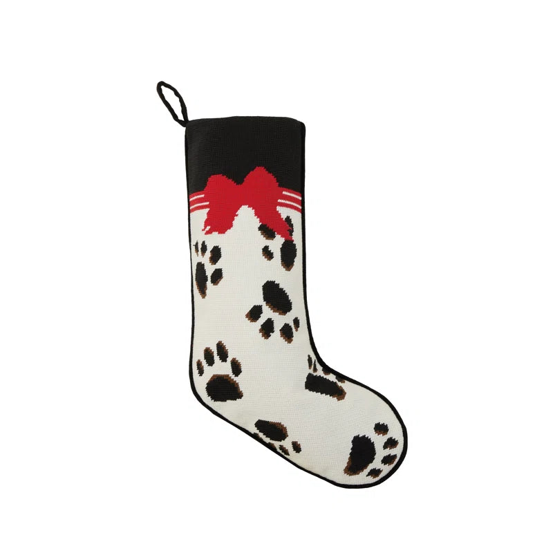 Paws Needlepoint Stocking