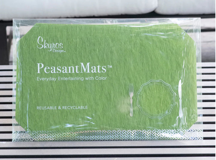 Bistro Green Peasantmat 12 Pack
