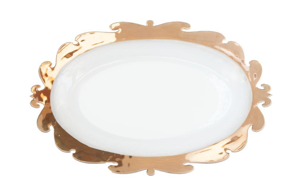 Rococo Gold Oval Platter – Quintessentials