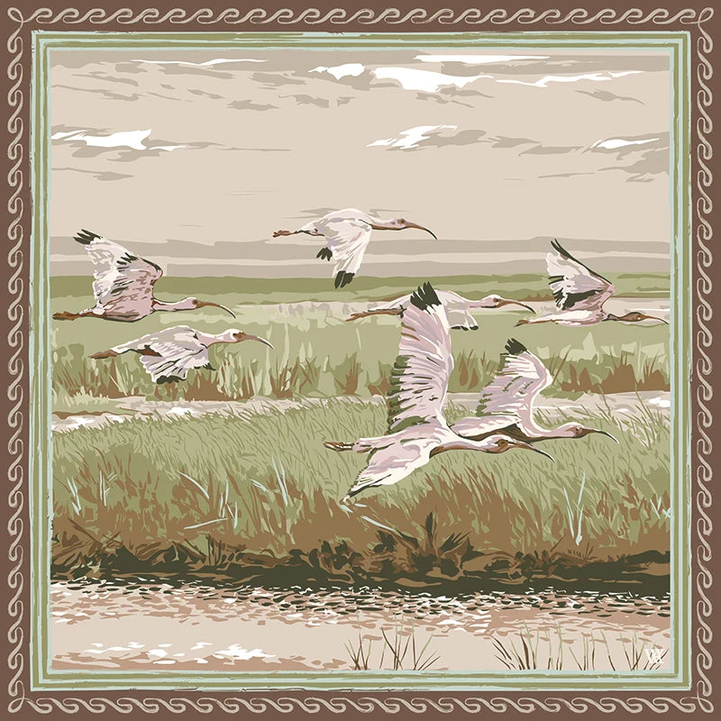 Marsh Flyer Silk Scarf