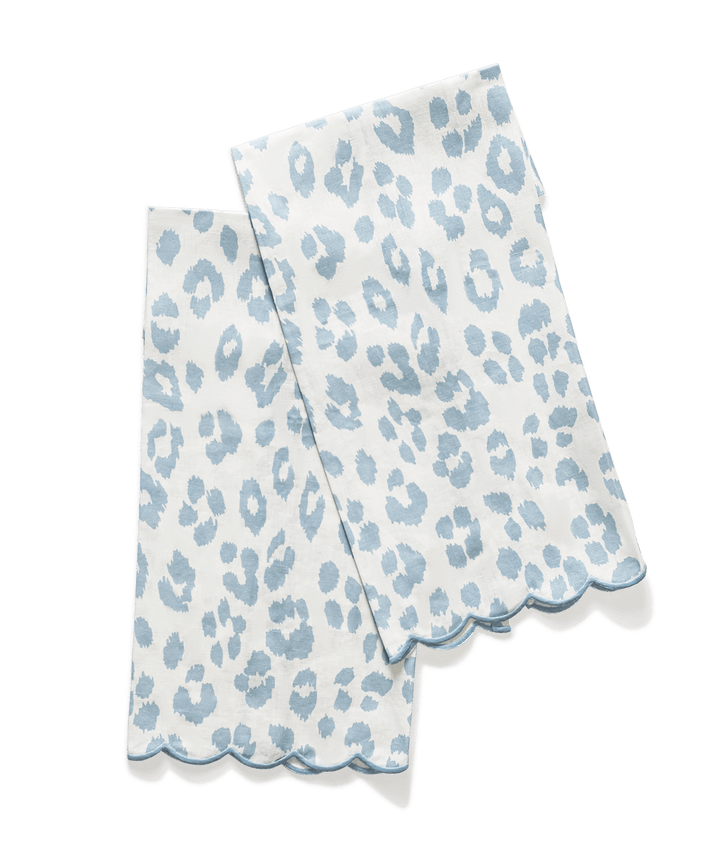 Iconic Leopard Linen Guest Towels (Set of 2) by Matouk