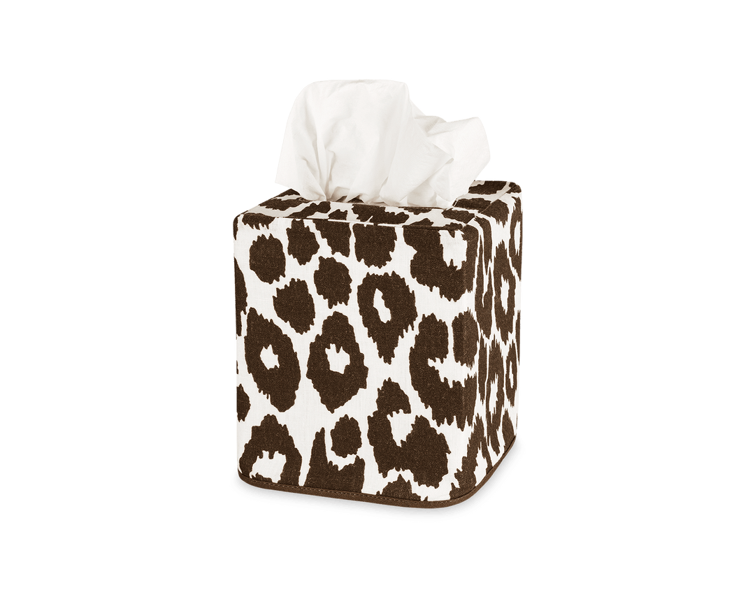 Iconic Leopard Tissue Box Coverby Matouk