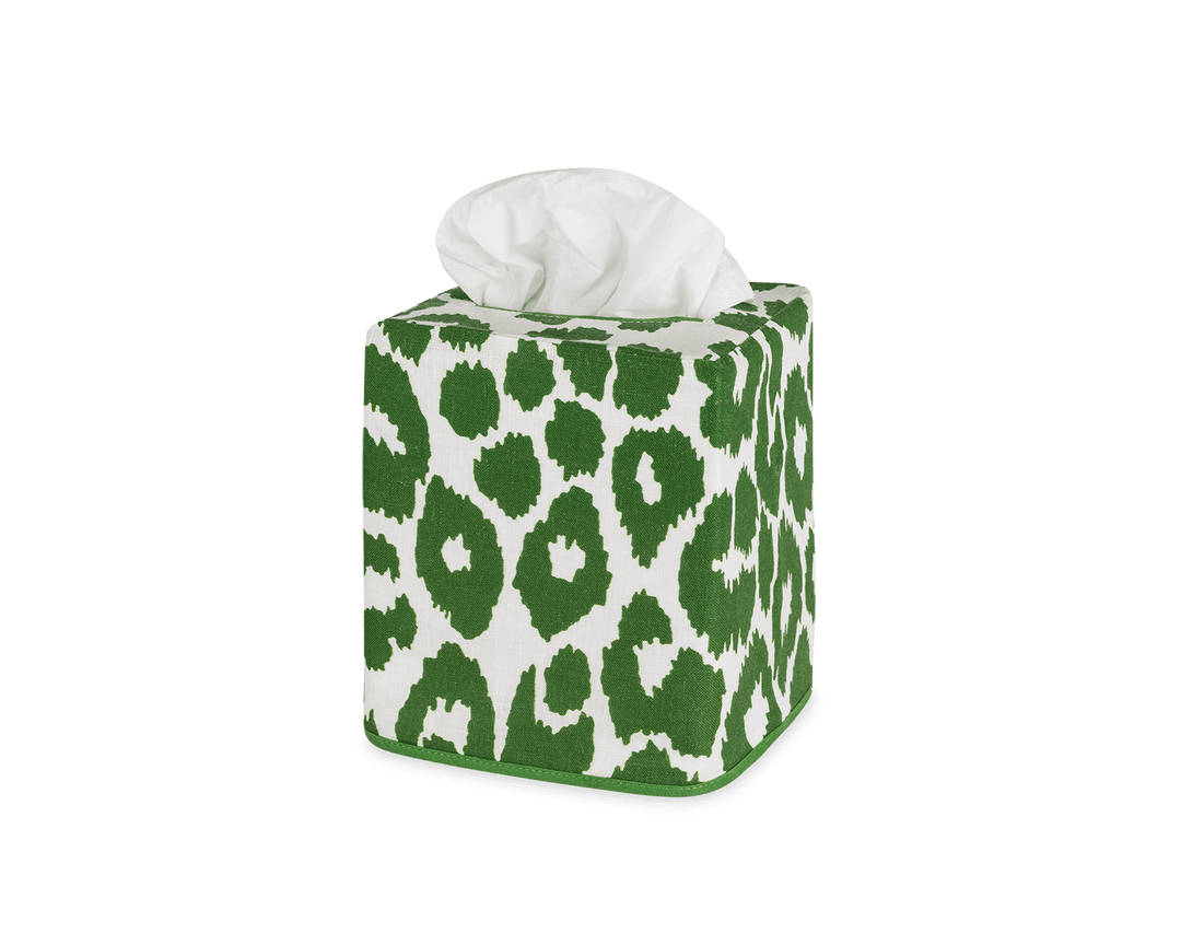 Iconic Leopard Tissue Box Coverby Matouk