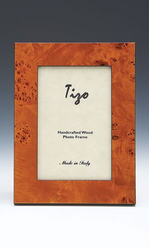 Wide Burl Italian Wood Frame