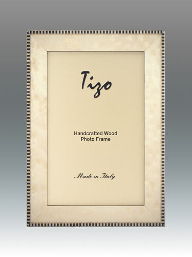 Stripe Inlaid Italian Wood Frame