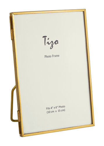 Ultra Slim Brass Photo Frame