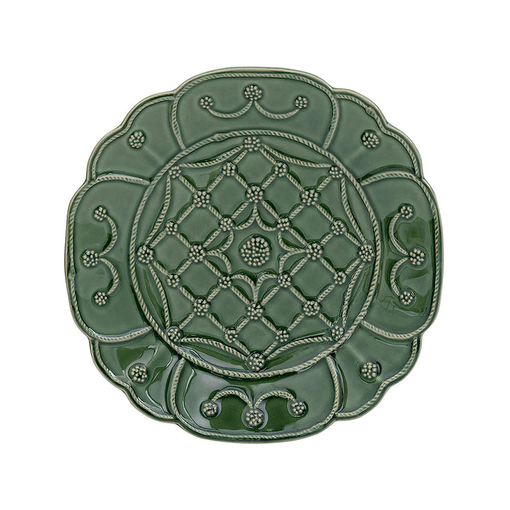 Jardins Du Monde Side/Cocktail Plate Assorted Set/4 - Basil